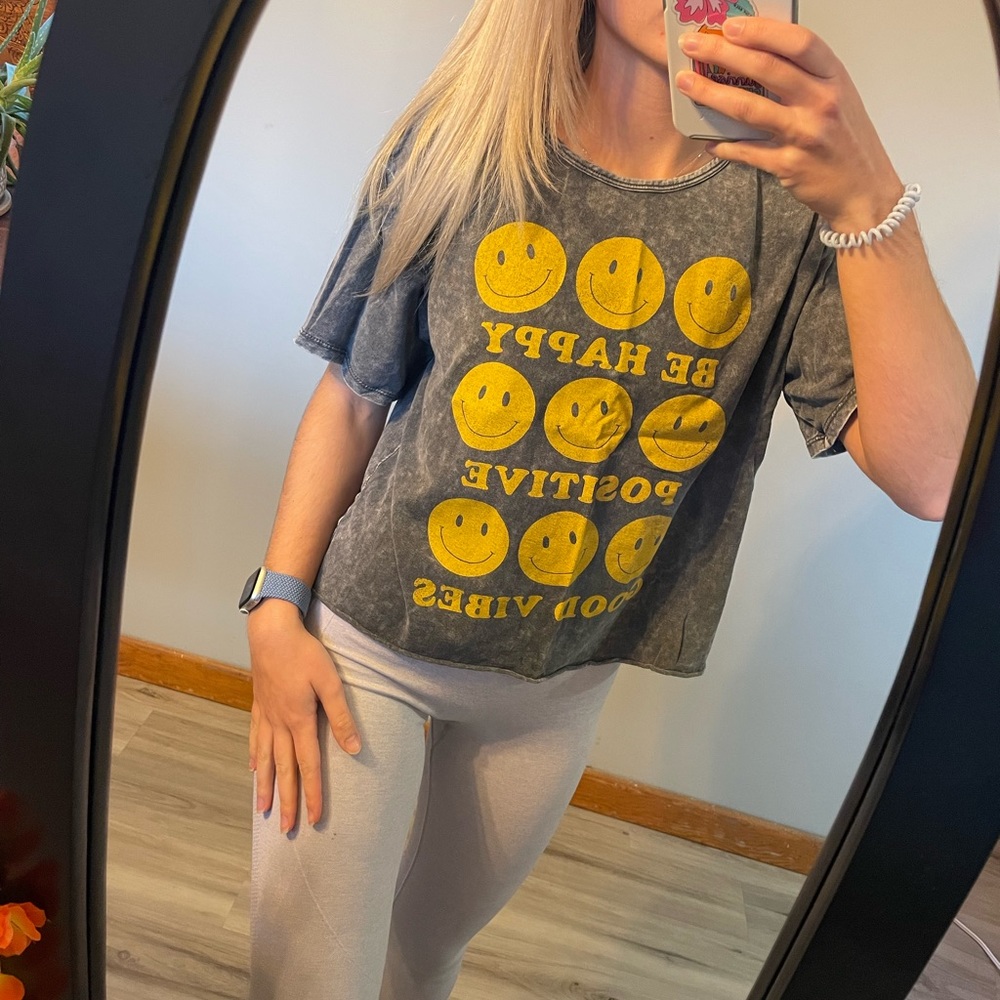 Smiley Face T-Shirt- Small